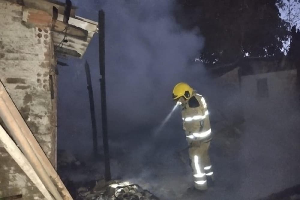Idoso morre após incêndio em residência em Sede Nova