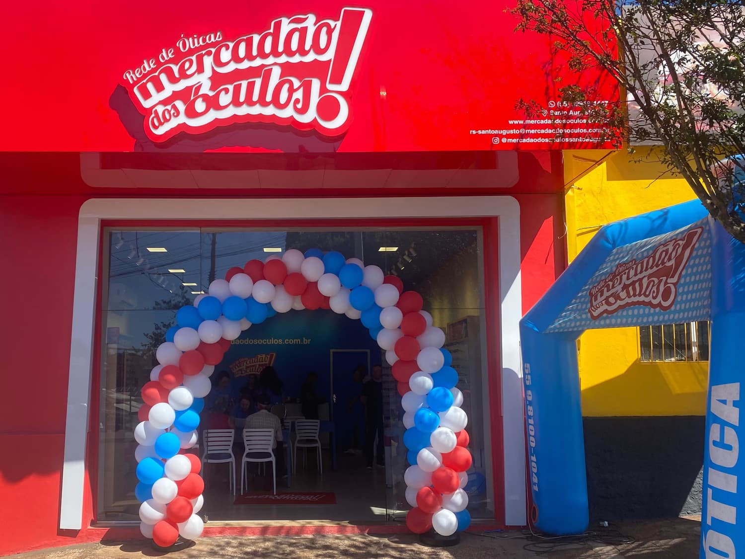 Mercadão dos Óculos é inaugurado em Santo Augusto