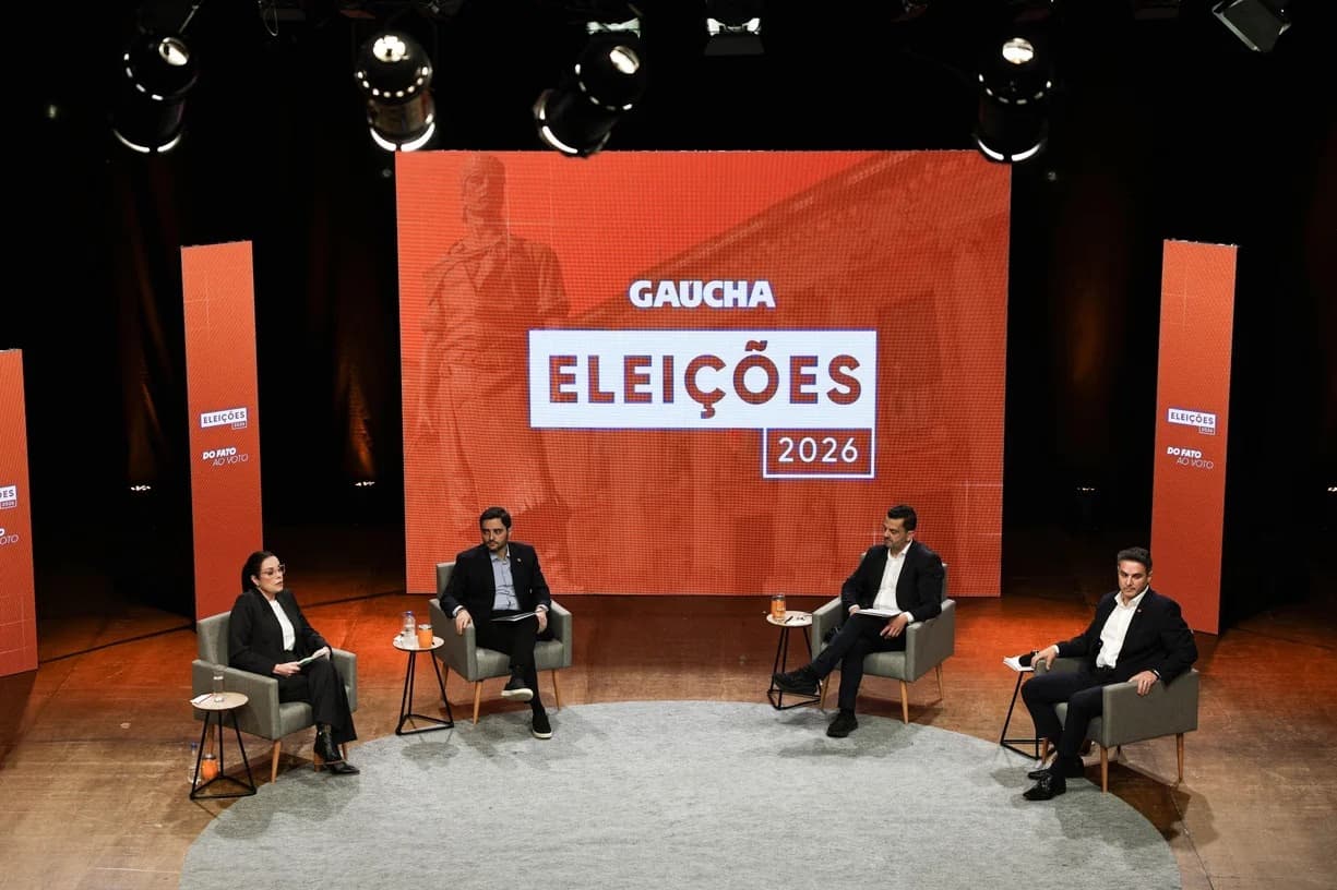 Primeiro debate ao Governo do RS reúne quatro pré-candidatos e é transmitido pela Rádio Querência