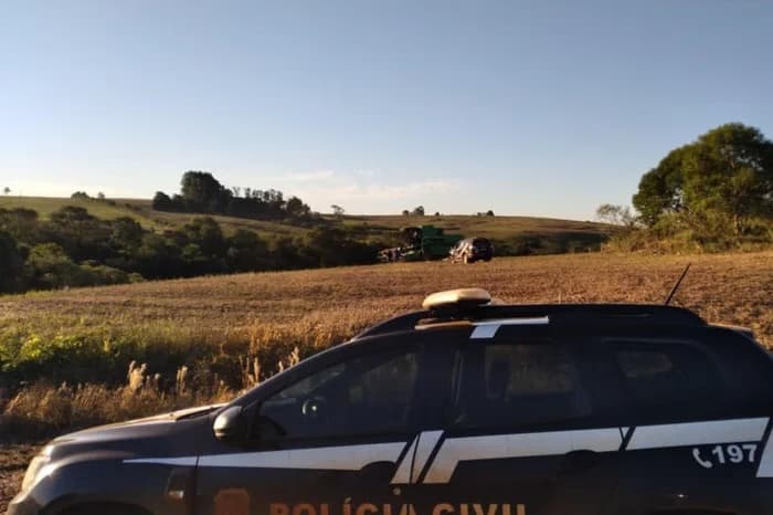 Mulher morre após ser atropelada por máquina agrícola em Jóia