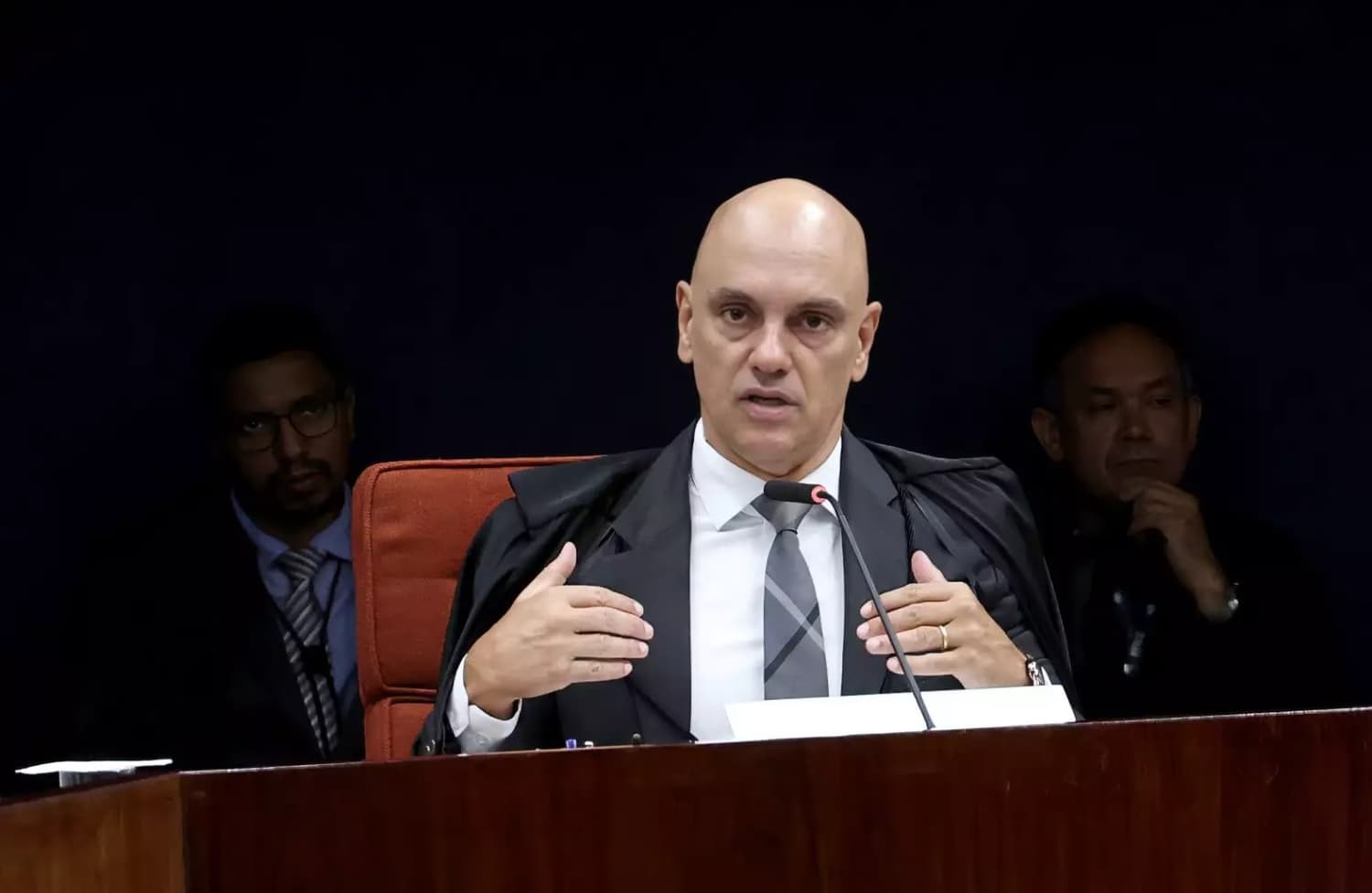 Alexandre de Moraes fará pronunciamento no plenário do STF nesta quinta-feira