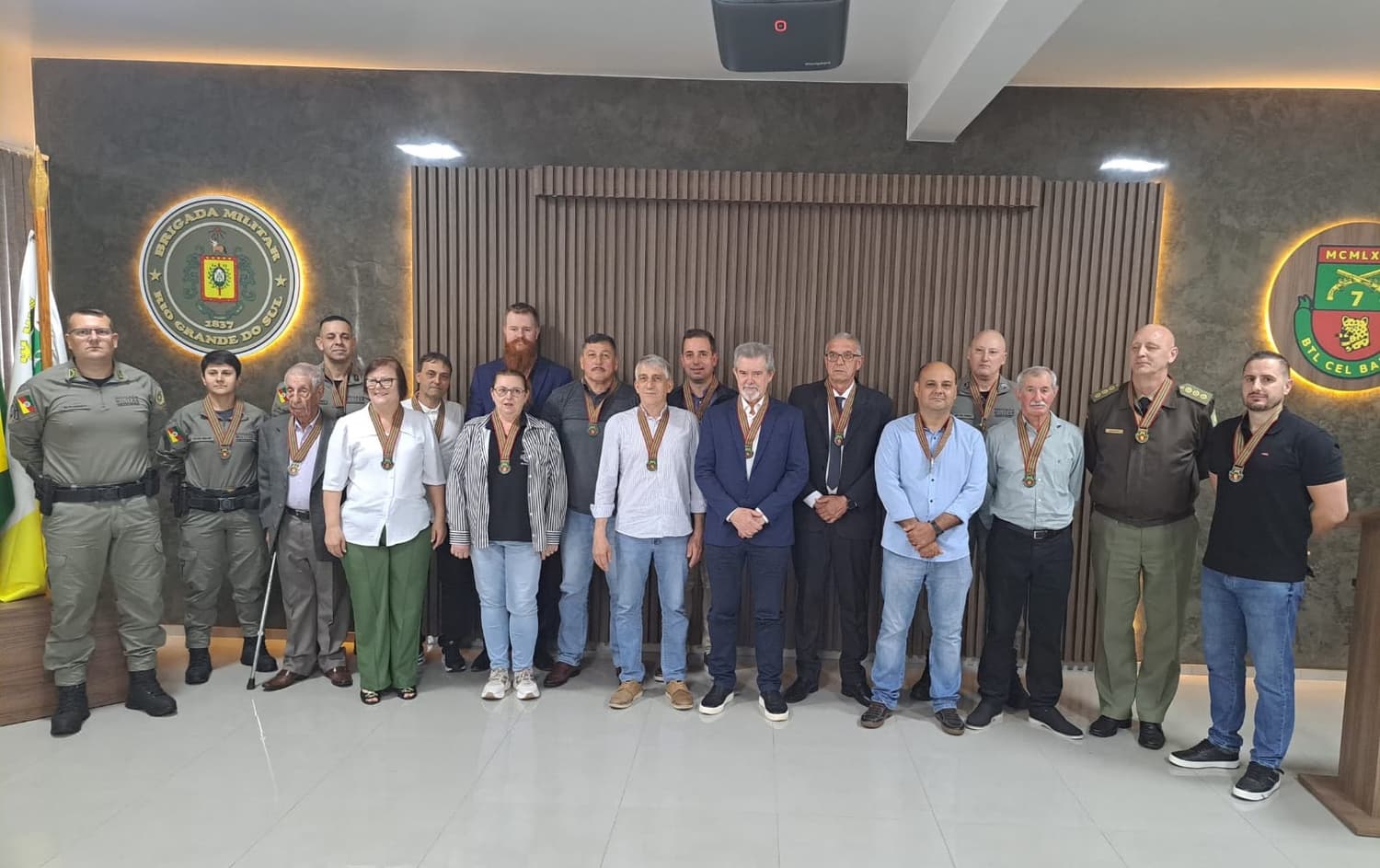 7º BPM comemora 60 anos com entrega da Comenda Coronel Barão em Três Passo
