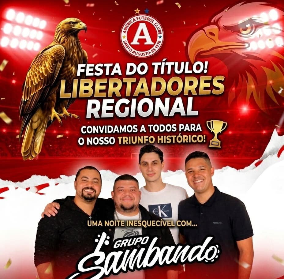 América FC coroa conquista da Libertadores Regional com grande festa nesta sexta-feira