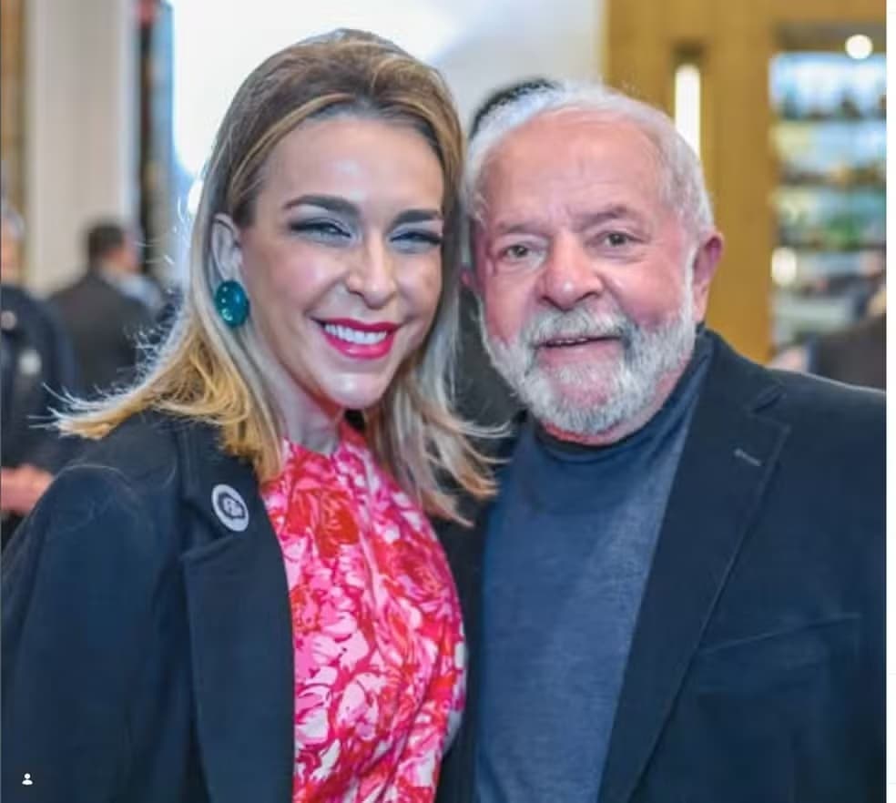Lula nega conhecer Roberta Luchsinger, mas redes sociais da empresária exibem registros dos dois juntos