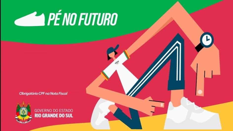 Estudantes da Rede Estadual têm até 30 de abril para retirar e utilizar o benefício do Programa Pé no Futuro