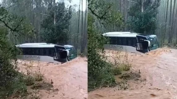 Chuva forte causa estragos, alagamentos e deixa dezenas de cidades em alerta no RS